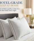 hotel quality pillows for sleeping luxury bedroom queen size 2 pack
