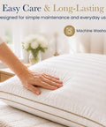 machine washable pillows easy care durable long lasting hotel quality