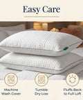 machine washable pillow cover easy care durable long lasting premium knitted
