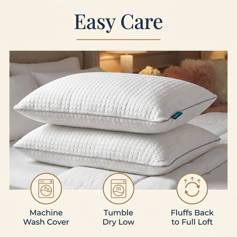 machine washable pillow cover easy care durable long lasting premium knitted
