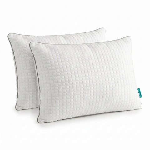 Pure Elegance® Memory Foam and Fiber Blend Bed Pillows (2-Pack)