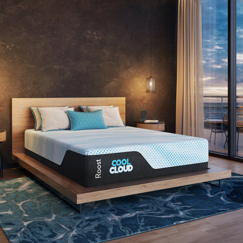 Roost-Sleep-Cool-Cloud-14-Inch-Ultimate-Mattress-Side-View
